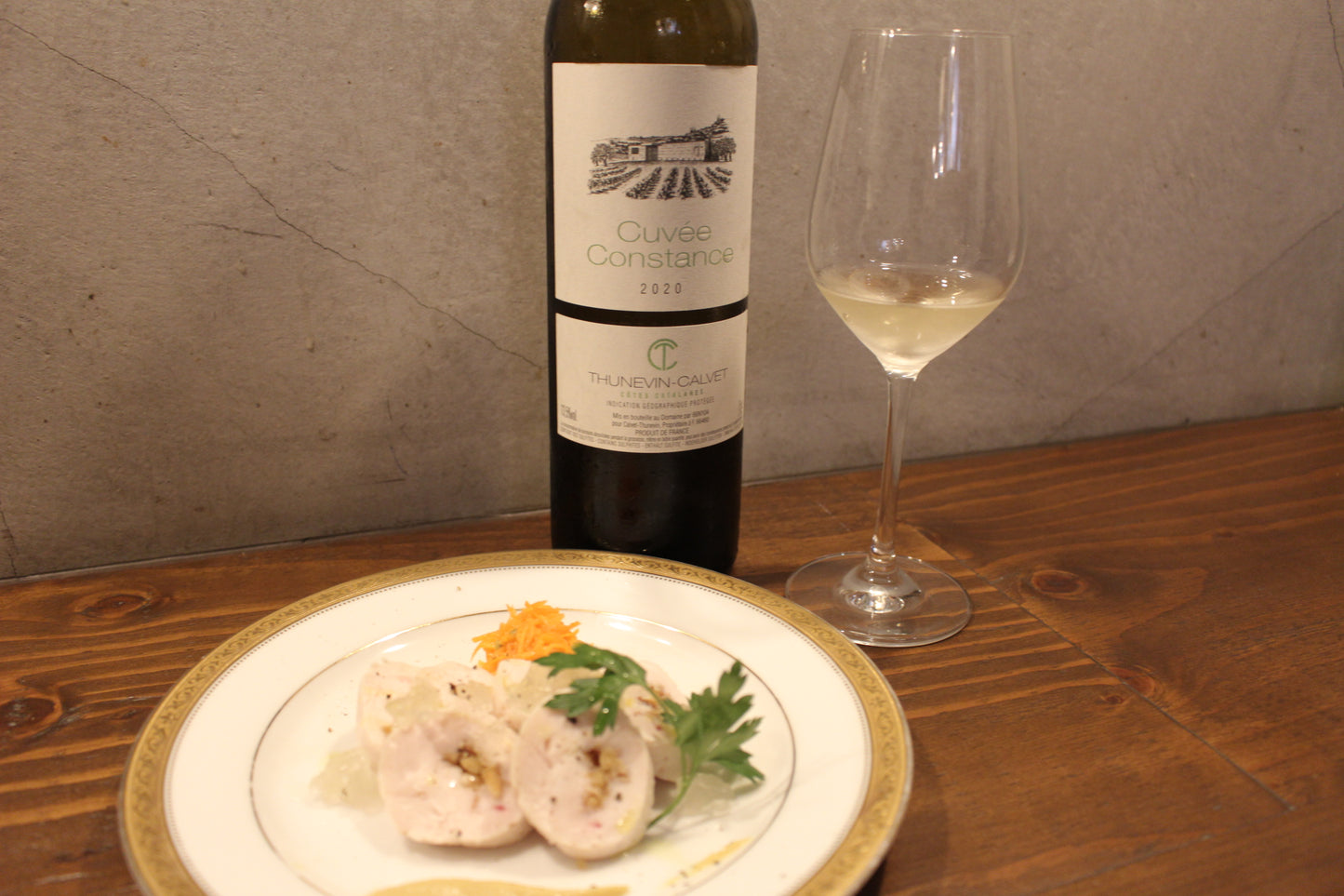 2024年8月 【ペアリング】月替わり白ワイン 白 テュヌヴァン・カルヴェ キュヴェ・コンスタンス・ブラン フランス産