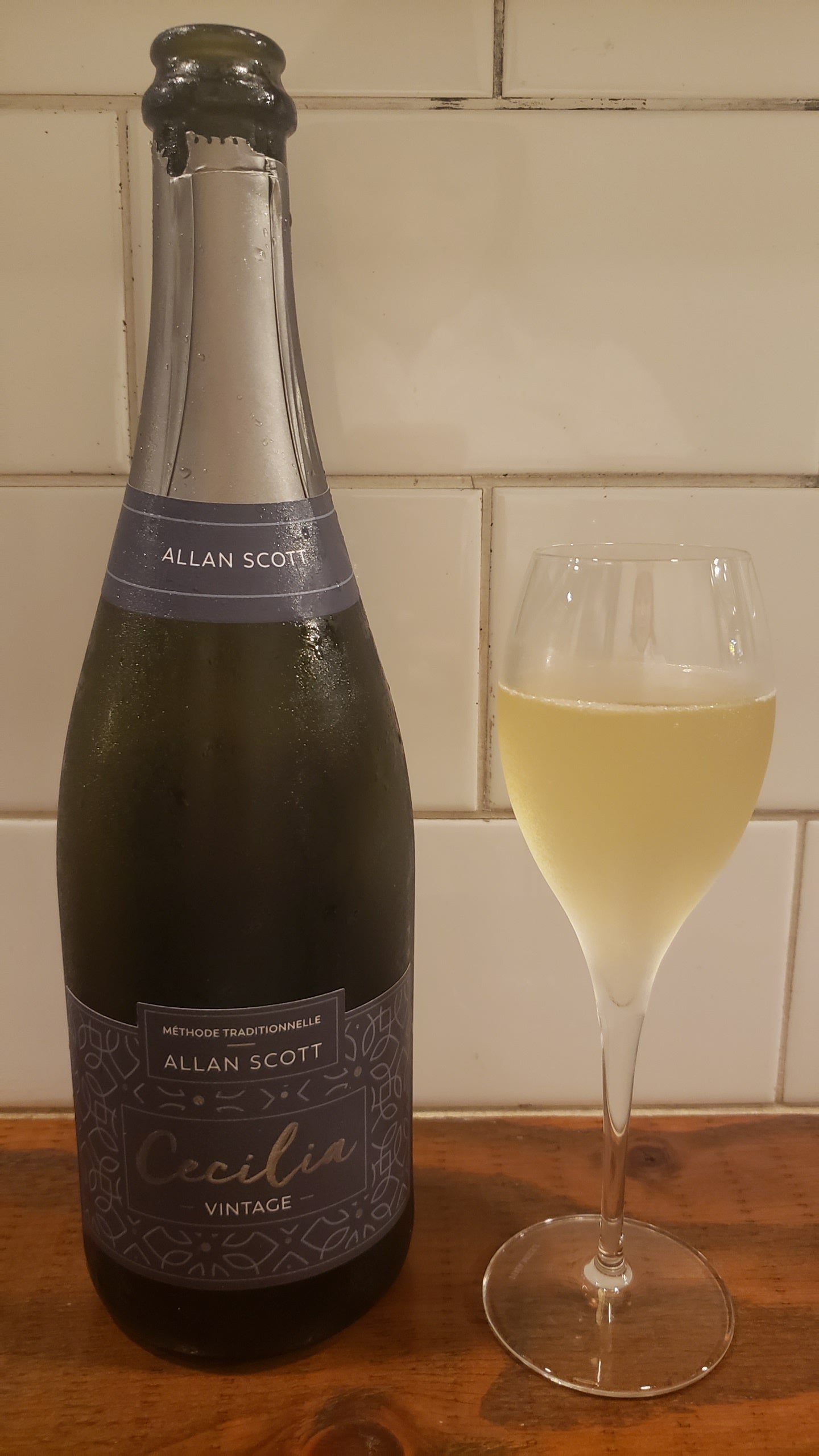 2024年9月 【ペアリング】月替わり泡ワイン 泡 アラン・スコット セシリア ヴィンテージ 2018 ニュージーランド産