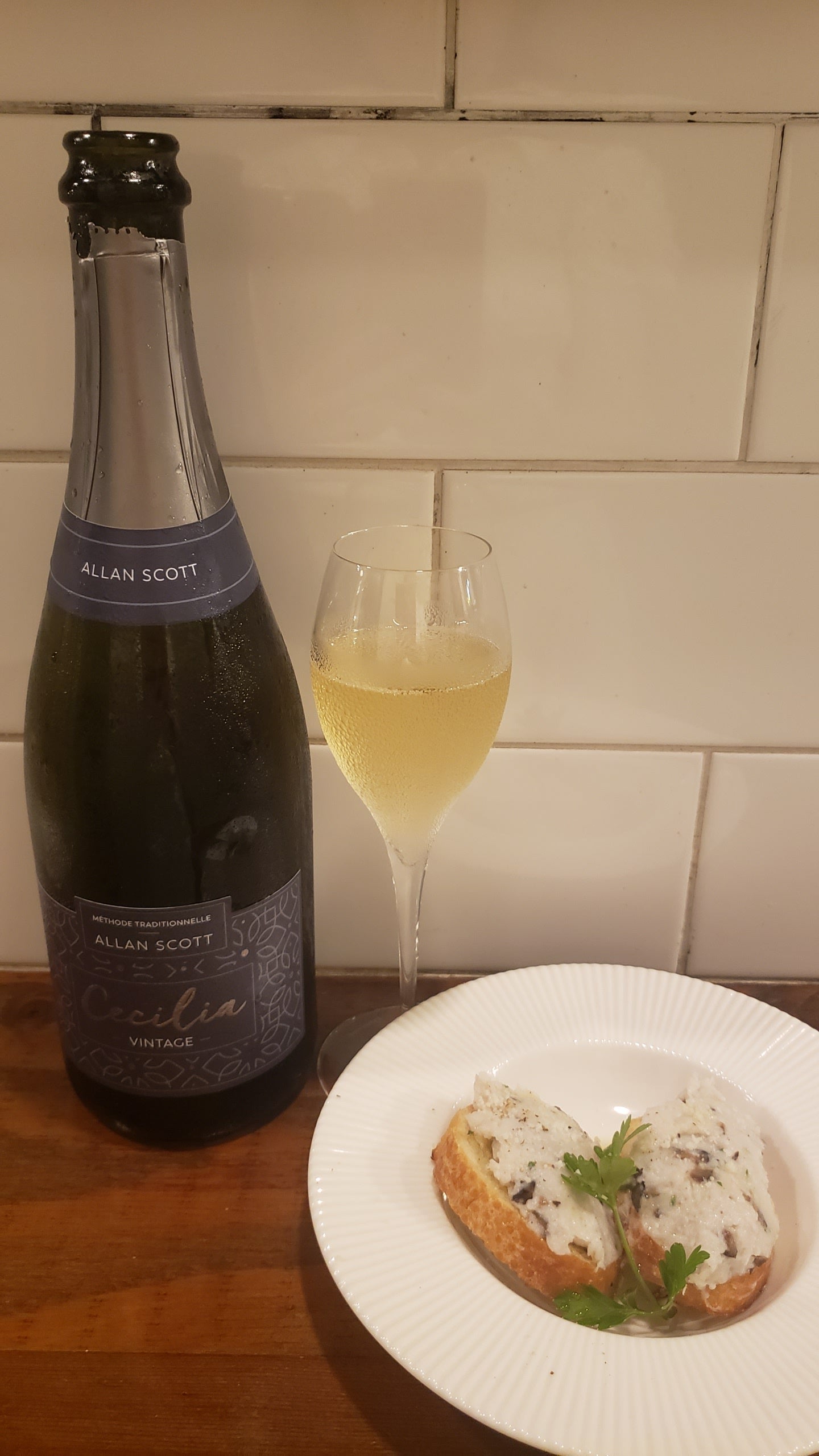 2024年9月 【ペアリング】月替わり泡ワイン 泡 アラン・スコット セシリア ヴィンテージ 2018 ニュージーランド産