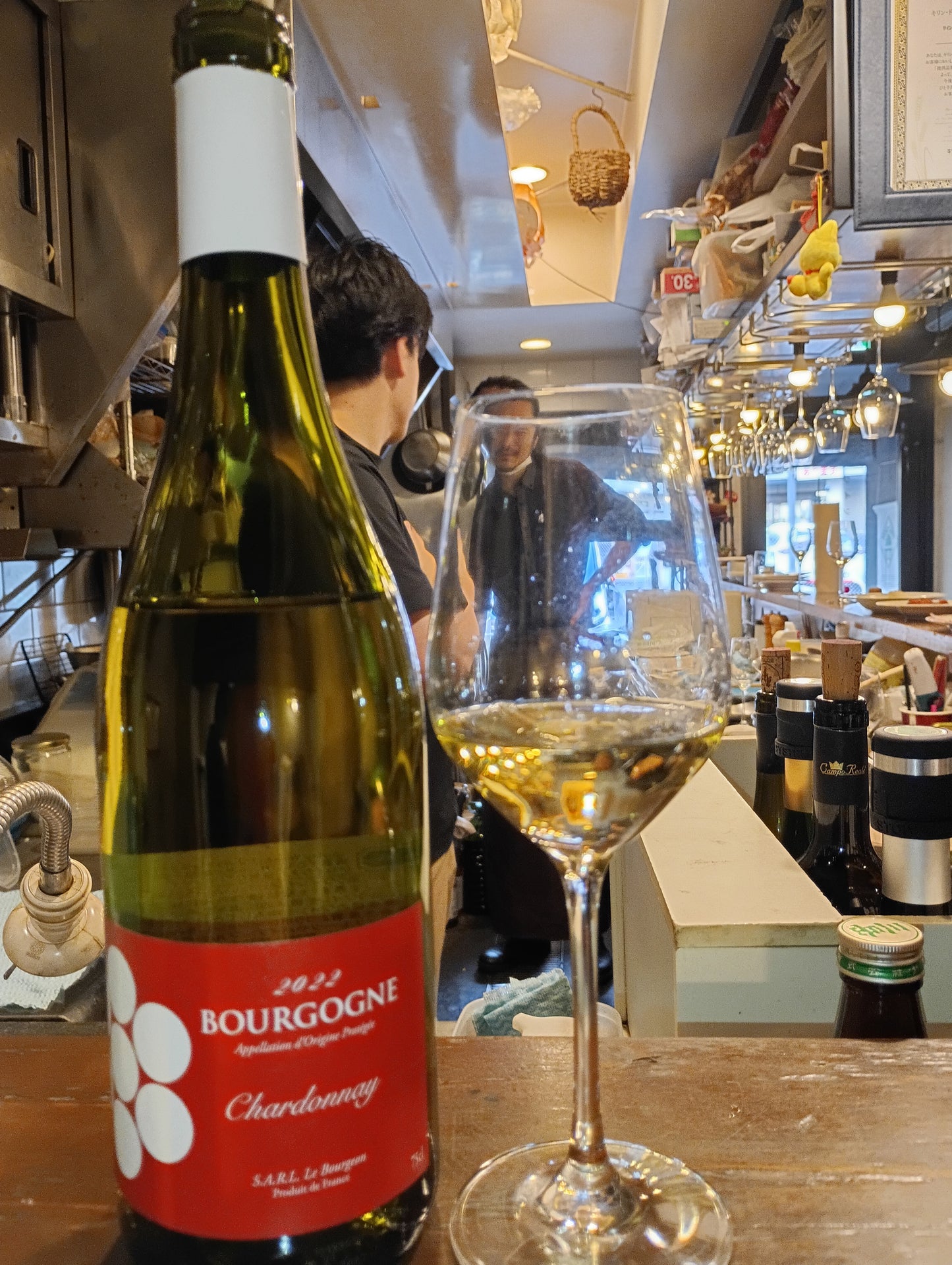 ２０２６年１月　【ペアリング】月替わり白ワイン  ブルゴーニュ　シャルドネ　2022　白  フランス産