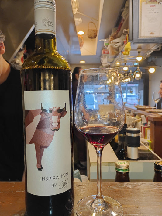 ２０２６年１月　月替わり赤ワイン　インスピレーション・バイ・クロエ　ルージュ　レゼルヴ　牛　2023　赤 フランス産