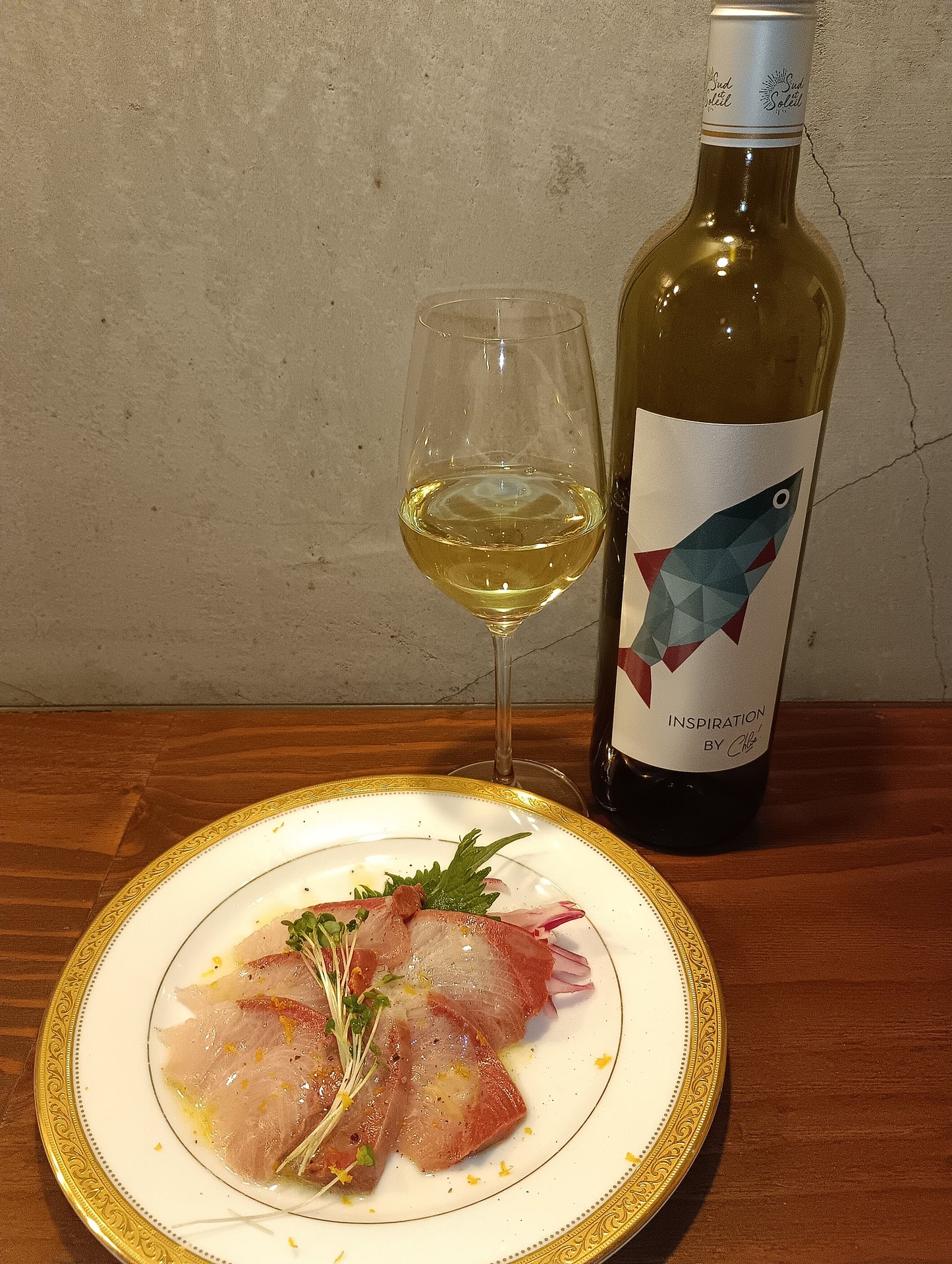 ２０２６年１月　【ペアリング】月替わり白ワイン　インスピレーション・バイ・クロエ　ブラン　魚　2022　白  フランス産