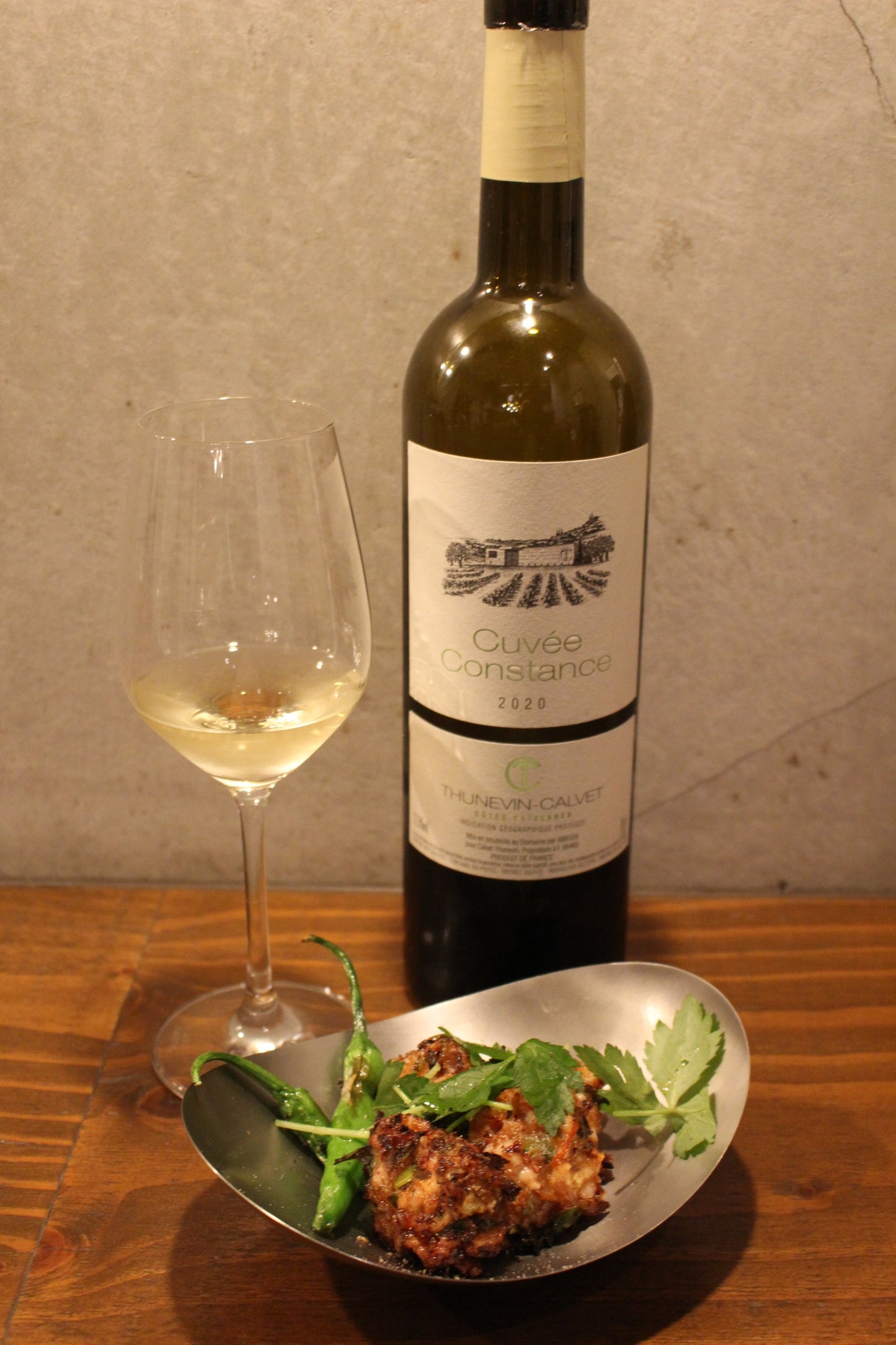 ２０２５年１１月　【ペアリング】月替わり白ワイン　キュヴェ・コンスタンス・ブラン　2021　白　フランス産