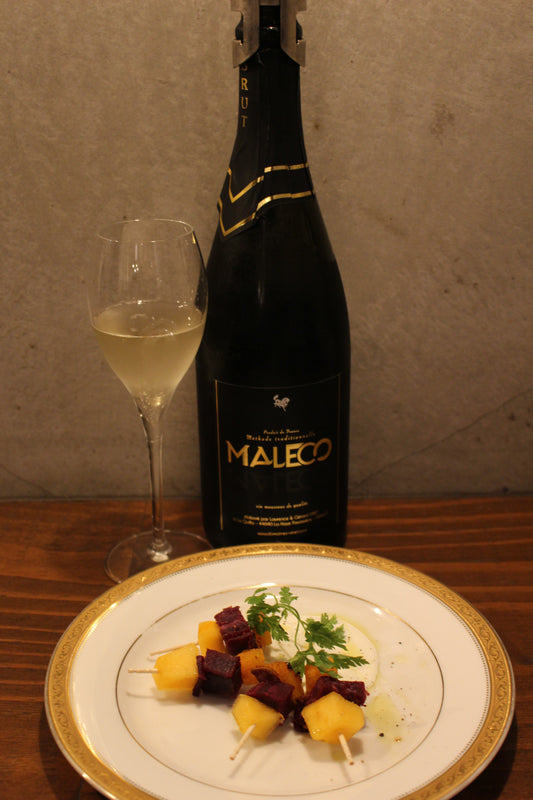 ２０２５年１１月　【ペアリング】月替わり泡ワイン　ドメーヌ・ヴィネ  ヴァン・ムスー　メトード・トラディショネル　マレコ  泡　フランス産